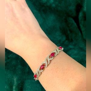 Natural Ruby Bracelet!